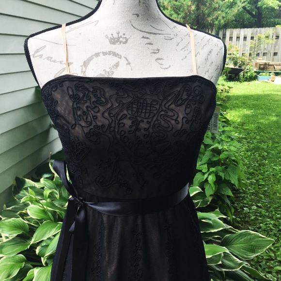 BCBG Dresses & Skirts - BCBG Black strapless Ballet Tulle Goth dress BCBG Dresses & Skirts - BCBG Black strapless Ballet Tulle Goth dress